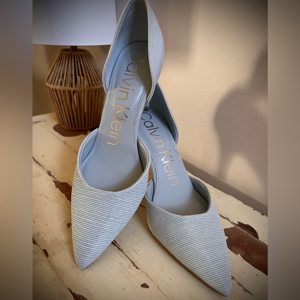 Calvin Klein Women's Light Blue Heels